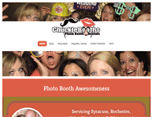 Tablet Screenshot of chucklebooths.com